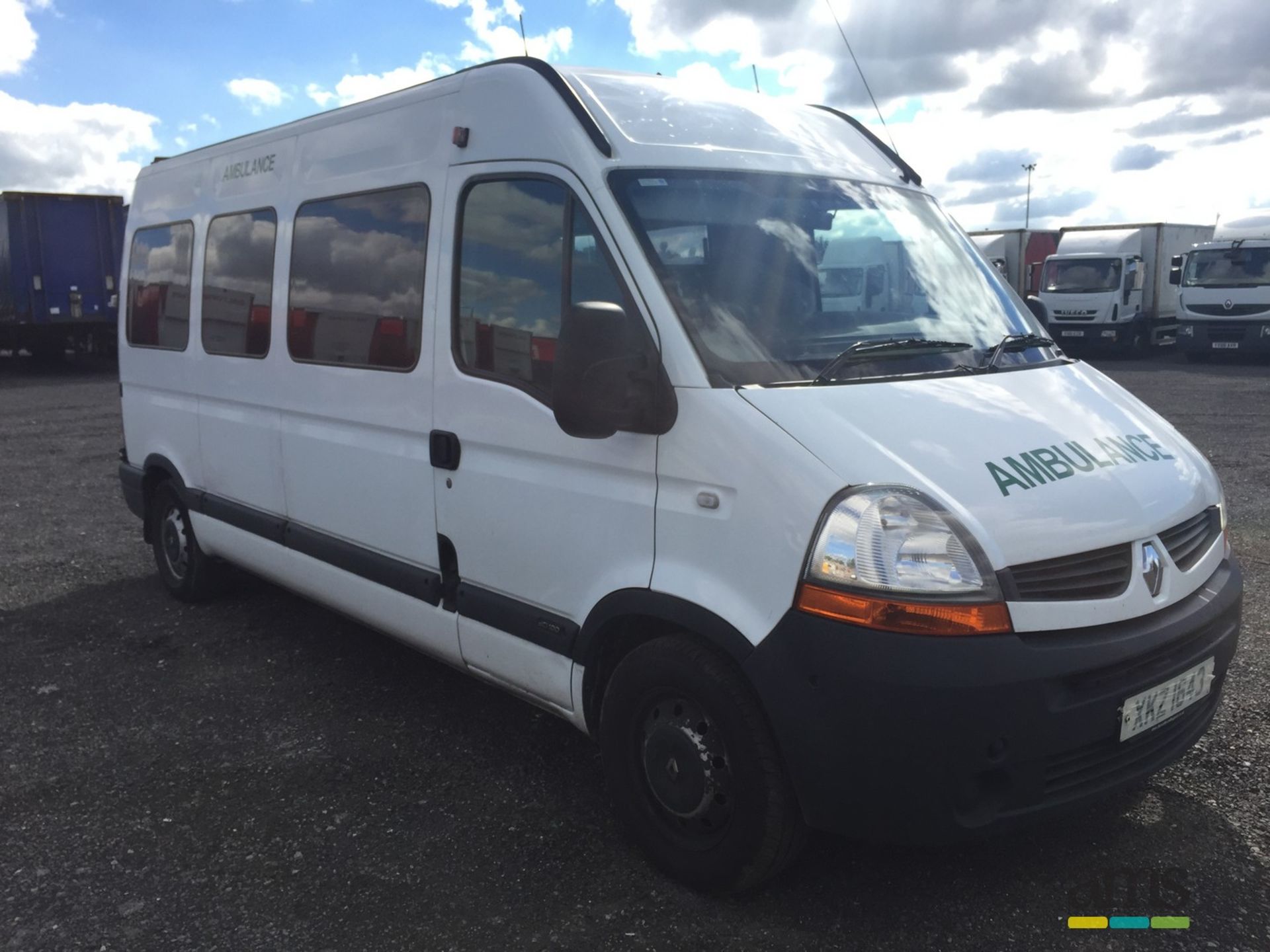 2009, Renault Master LM35 DCI LWB Ambulance Reg no. XKZ 1643, RM 165,150 approx, No Mot, No V5