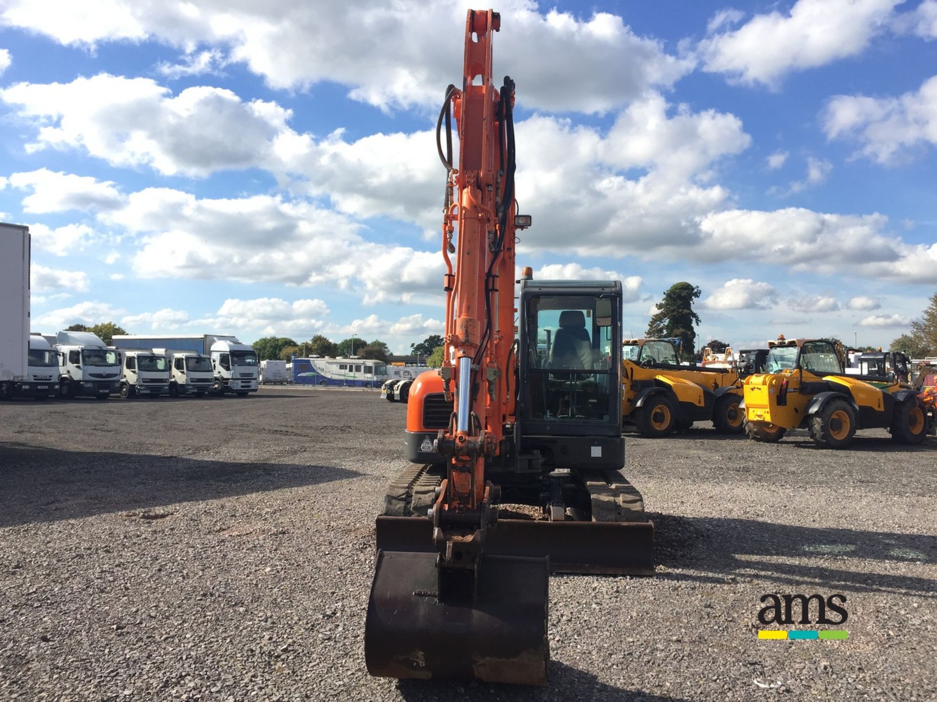 2010, Doosan DX80R Excavator Serial No. 50284, Hours 5040 approx. Cab, Rubber Track, Quick Hitch - Image 3 of 18