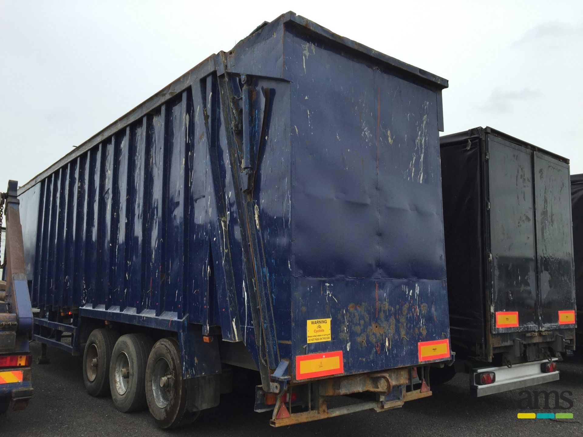 2001, Eurojectors EFT3A/125 Tri Axle Ejection Trailer Reg/ID. C101021, EEL763, Tested until July - Image 2 of 9