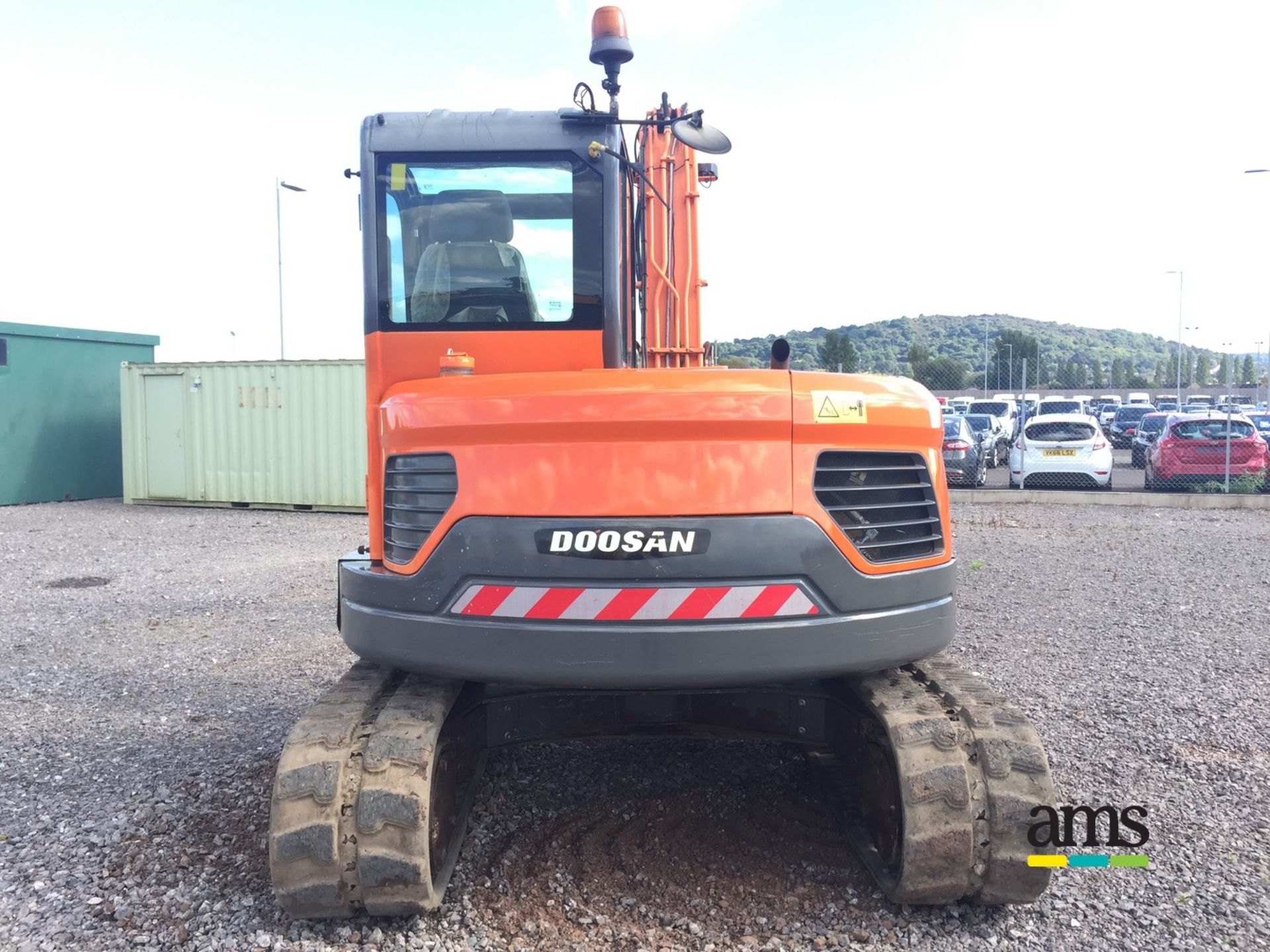 2010, Doosan DX80R Excavator Serial No. 50284, Hours 5040 approx. Cab, Rubber Track, Quick Hitch - Image 7 of 18