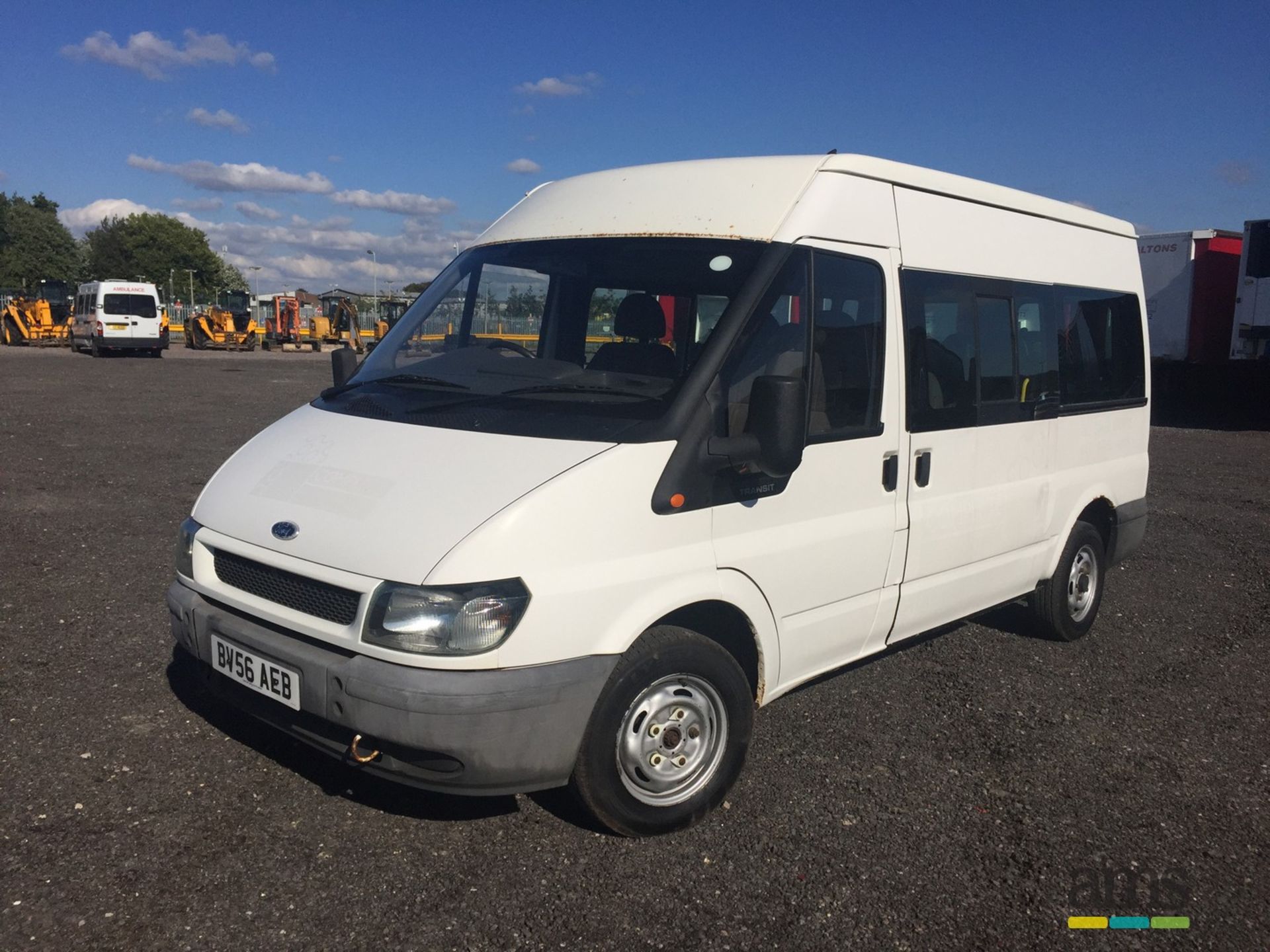 2006, Ford Transit 300 MWB Minibus Reg no. BV56 AEB, Mot Until July 2017, Rms 178,888 approx - Image 3 of 9