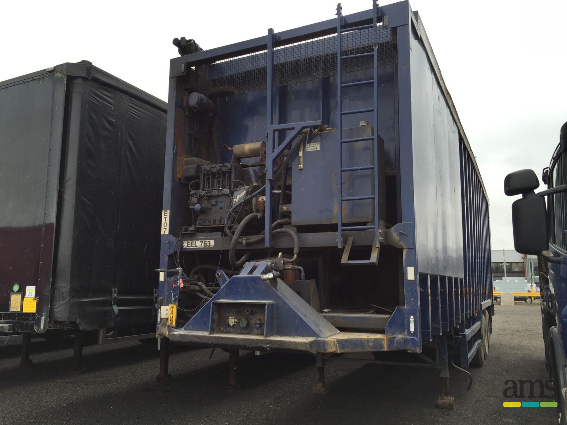 2001, Eurojectors EFT3A/125 Tri Axle Ejection Trailer Reg/ID. C101021, EEL763, Tested until July - Image 3 of 9