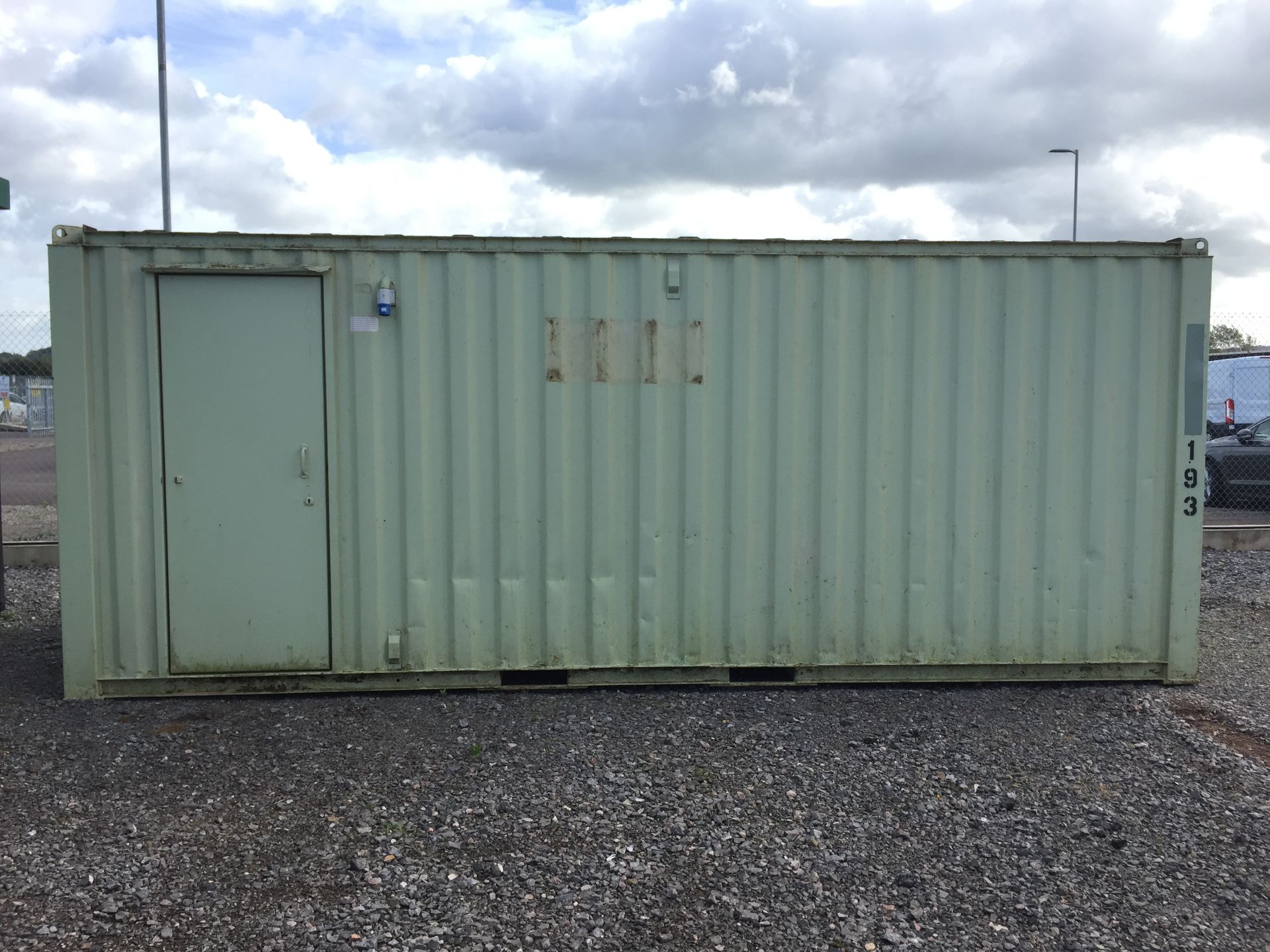 21' x 8' Steel anti vandal 50/50 site office/store