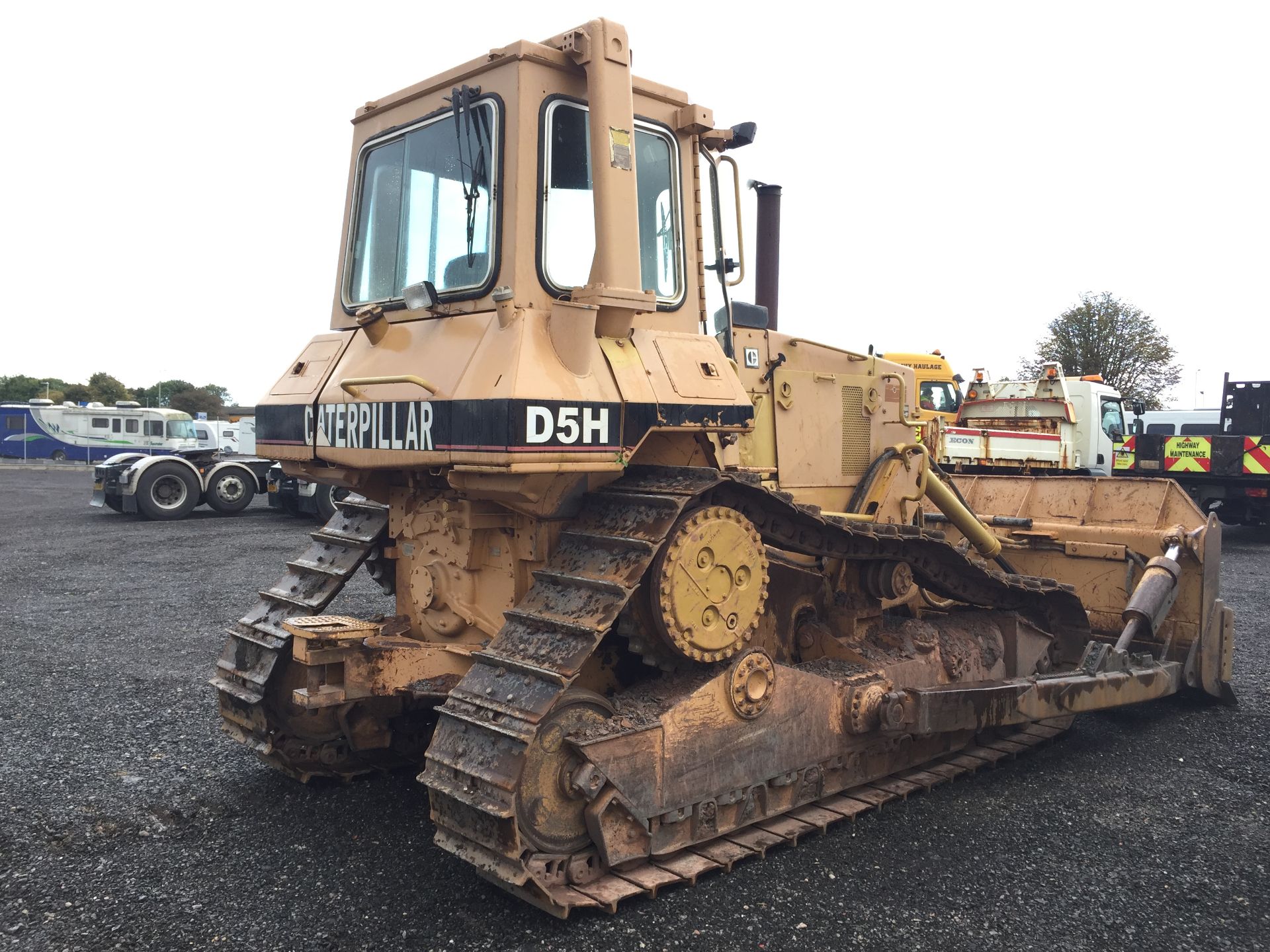 Caterpillar D5H Bulldozer Serial no. 8RCO1488 c/w Straight tilt Blade, long Carriage - Image 4 of 19