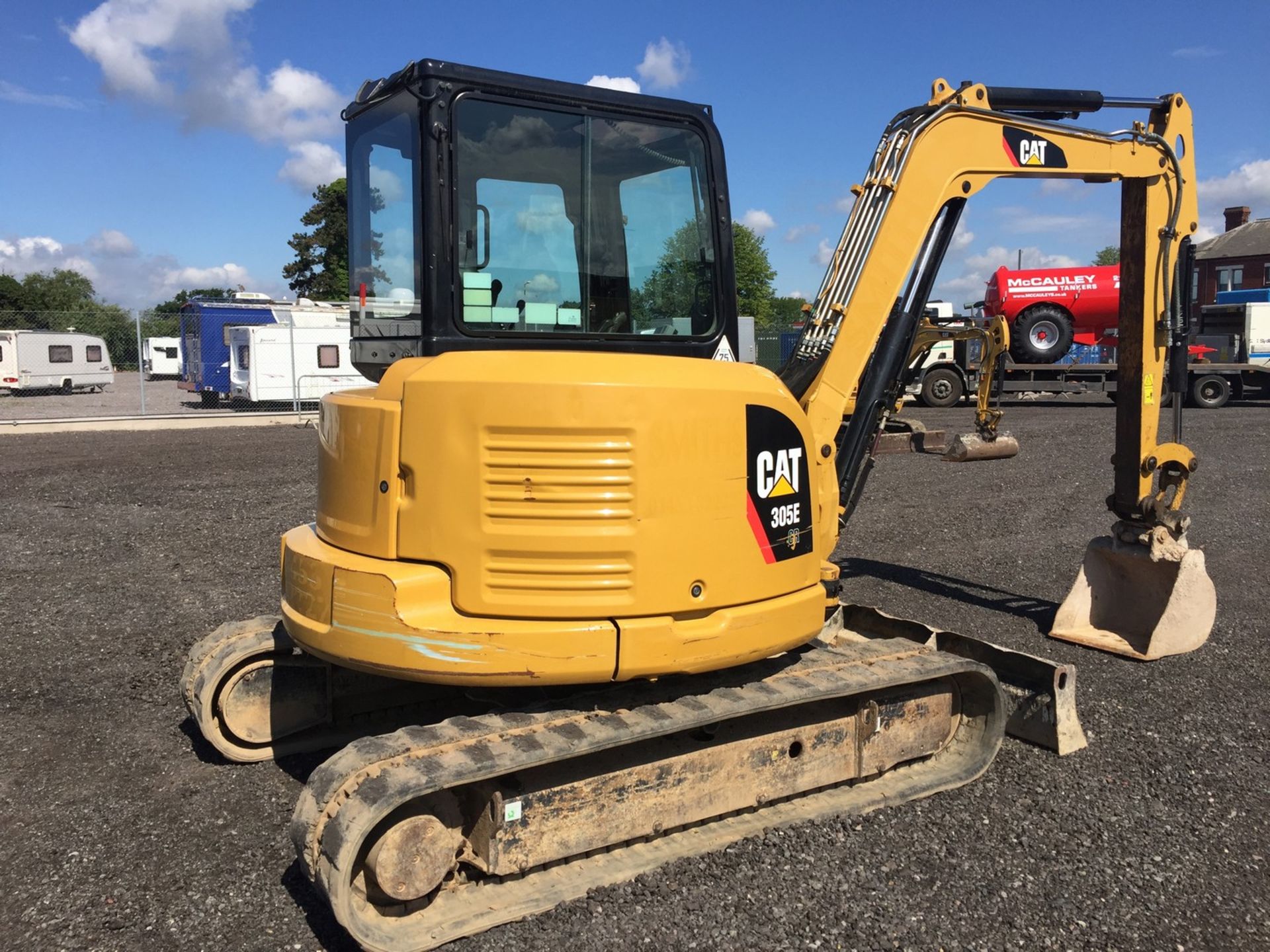 2012, Caterpillar 305 Excavator Serial No. DJX00871, Hrs 3424 approx, 1 x Bucket - Image 16 of 18