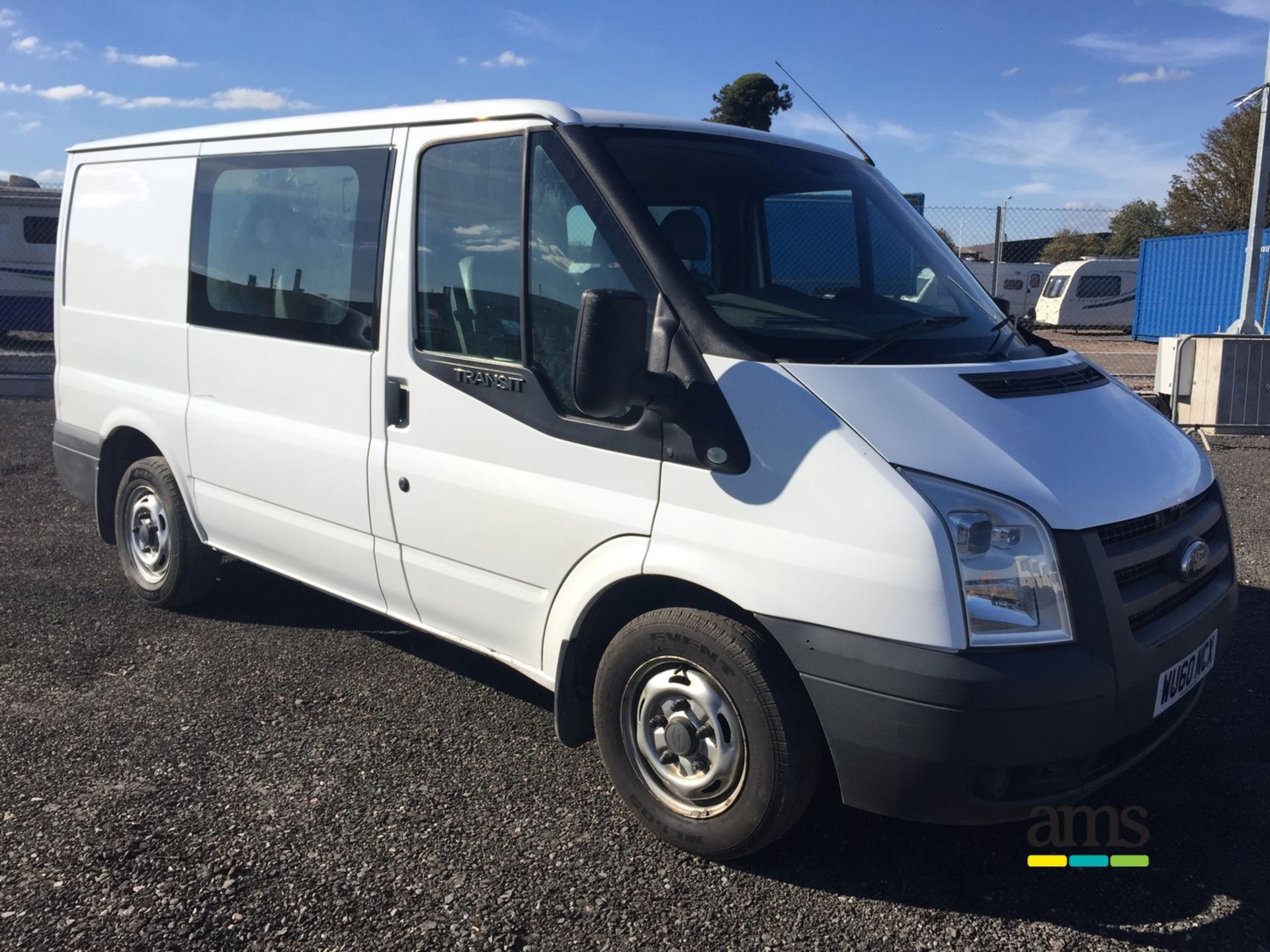 2009, Ford Transit 85 T260 Crew Cab Panel Van Reg No. WU60 NCX, RMS 117,752 approx.