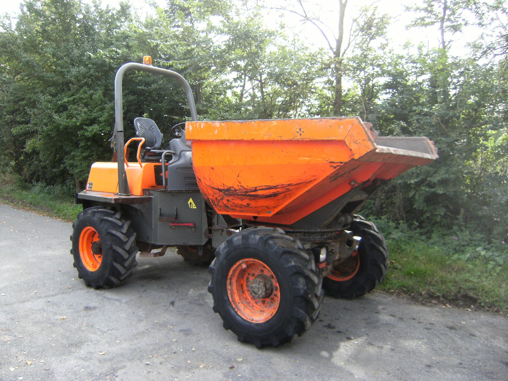 2008, Ausa D600 APG Dumper Serial No. 64057773, Hours 2339 approx, Swivel, Kubota Diesel Engine,