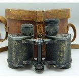 A pair of military binoculars, Silvamar, 996681, 6 x 30 Carl Zeiss binoculars,