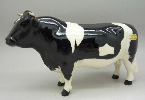 A Beswick model of a bull, Ch.