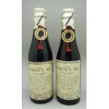 Two sealed bottles of Eldridge Pope, Thomas Hardy's Ale, dated 1979,