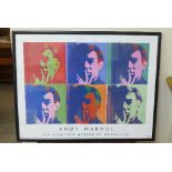 An Andy Warhol print,