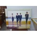 Two Jack Vettriano style prints,