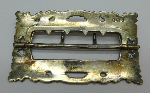 A silver buckle, - Image 2 of 2