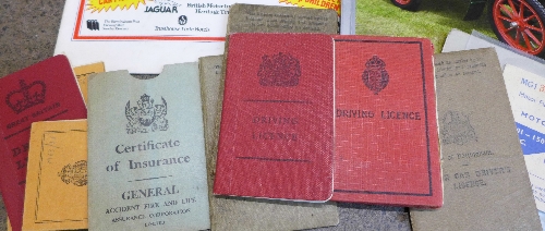 Motoring handbooks and ephemera including Morris 8, Studebaker, Rover 75, log book, - Image 2 of 3
