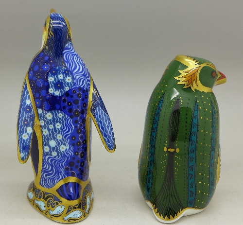 Two Royal Crown Derby paperweights, Harrods Rockhopper Penguin, limited edition, - Image 2 of 3