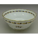 A late 18th Century slop bowl by Barr,