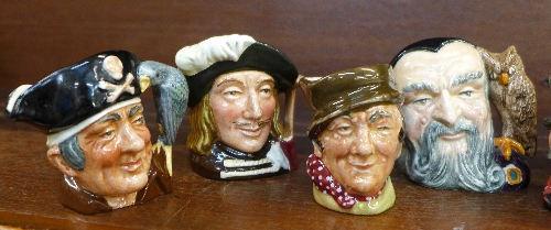 Eleven miniature Royal Doulton character jugs - Image 2 of 4