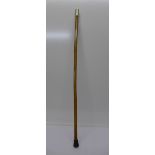 A malacca walking cane with RA top