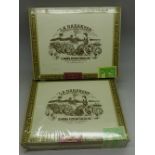 Two sealed boxes of 25 Dominican Republic cigars