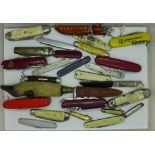 Pen knives including Swiss Army and other knives