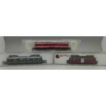 Two Hobbytrain N gauge model engines and one other