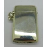 A Victorian silver vesta case,