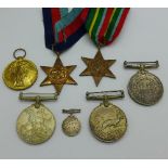 A WWI Victory Medal to Pte. W.M. Agnew 1st.M.R.