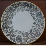 A Charlotte Rhead 37cm charger, TL 99G pattern,