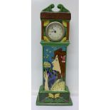 A Foley Intarsio miniature longcase clock