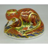 A Royal Crown Derby paperweight, Otter,