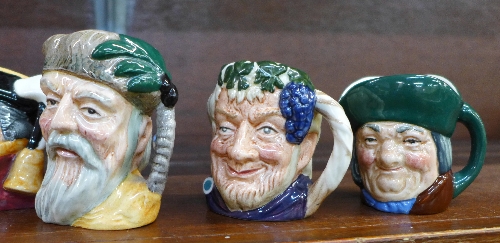 Eleven miniature Royal Doulton character jugs - Image 4 of 4