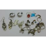 Silver and white metal jewellery