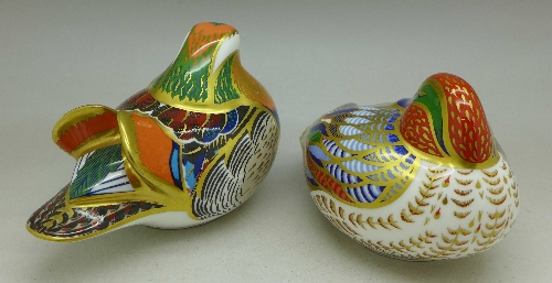 Two Royal Crown Derby paperweights, - Image 2 of 2