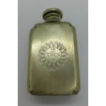 An early Victorian silver scent bottle,