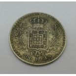A Portugal 1896 500 Reis coin