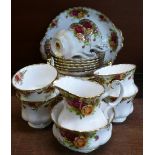 A Royal Albert Old Country Roses tea set,