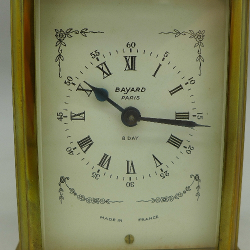 A Bayard 8 day carriage clock, Duverdrey & Bloquel, France, - Image 2 of 4