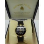 A lady's Royal Queens Polo Team dress wristwatch, quartz movement, 32mm diameter, boxed,