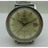 A stainless steel Omega Constellation Chronometer automatic wristwatch, 561 calibre, 24 jewels,