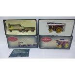 Two Corgi Vintage Glory of Steam sets, Sentinel and John Fowler & Co.