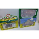 Three Corgi boxed vehicles, Fairground Attractions,