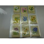 An album of Kensitas silk flower cigarette cards, c.