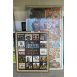 A 1960's Beatles jigsaw puzzle, Beatles print,