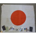 A Japanese flag,
