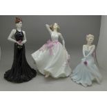 Three Coalport Ladies of Fashion figures, Gail,