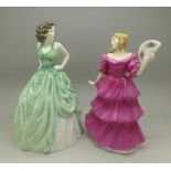 Two Royal Doulton figures, Jennifer, HN3447 and Kelly,