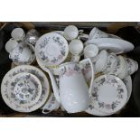 Royal Worcester June Garland tea and dinnerware