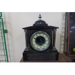 A 19th Century French slate mantel clock