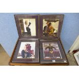 A set of four Jack Vettriano prints,