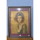 A Louis Shabner portrait print of Nicola,